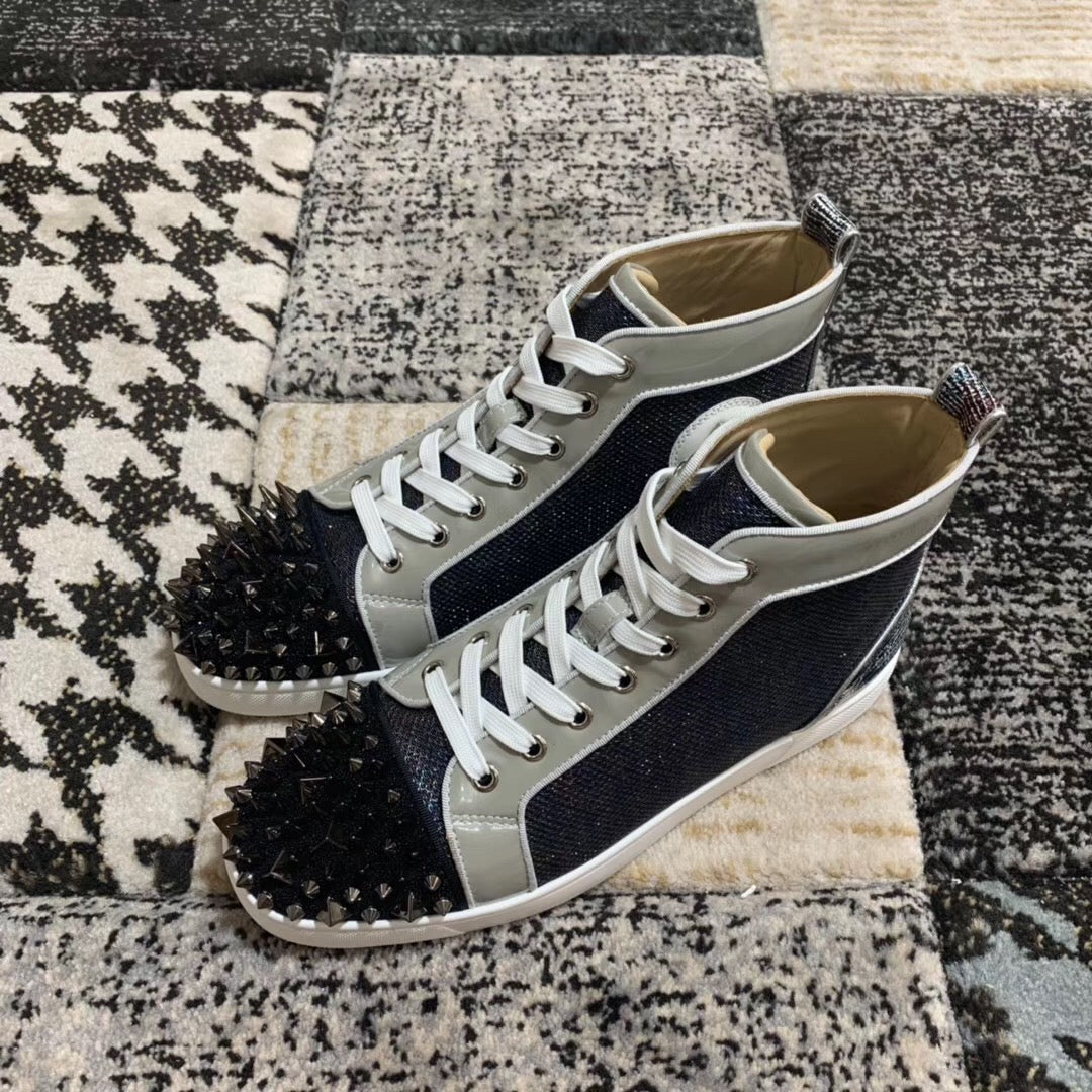 Christian Louboutin High Albastru Argintiu - prezentare produs