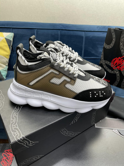 Versace Chain Reaction Negru Alb - prezentare produs