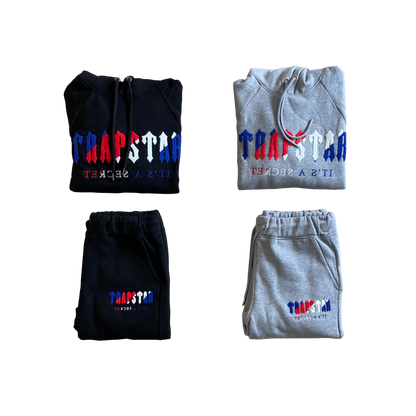 Trapstar Trening Albastru Roșu Alb Logo - prezentare produs