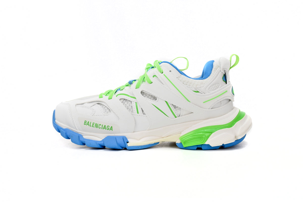 Balenciaga Track Verde Albastru Alb - prezentare produs