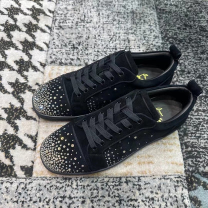 Christian Louboutin Negru Argintiu Diamonds - prezentare produs