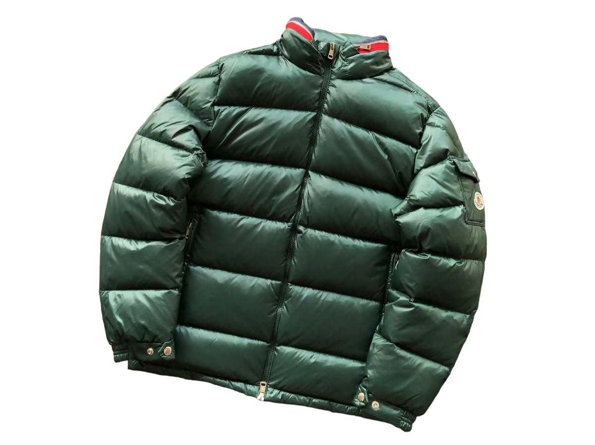 Moncler Geacă Negru Verde - prezentare produs