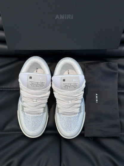 Amiri Ma 1 Alb Gri Diamonds New Colecție Pantofi sport - prezentare produs