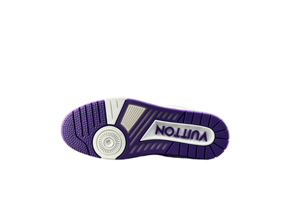 Louis Vuitton LV Trainers Alb Violet - prezentare produs