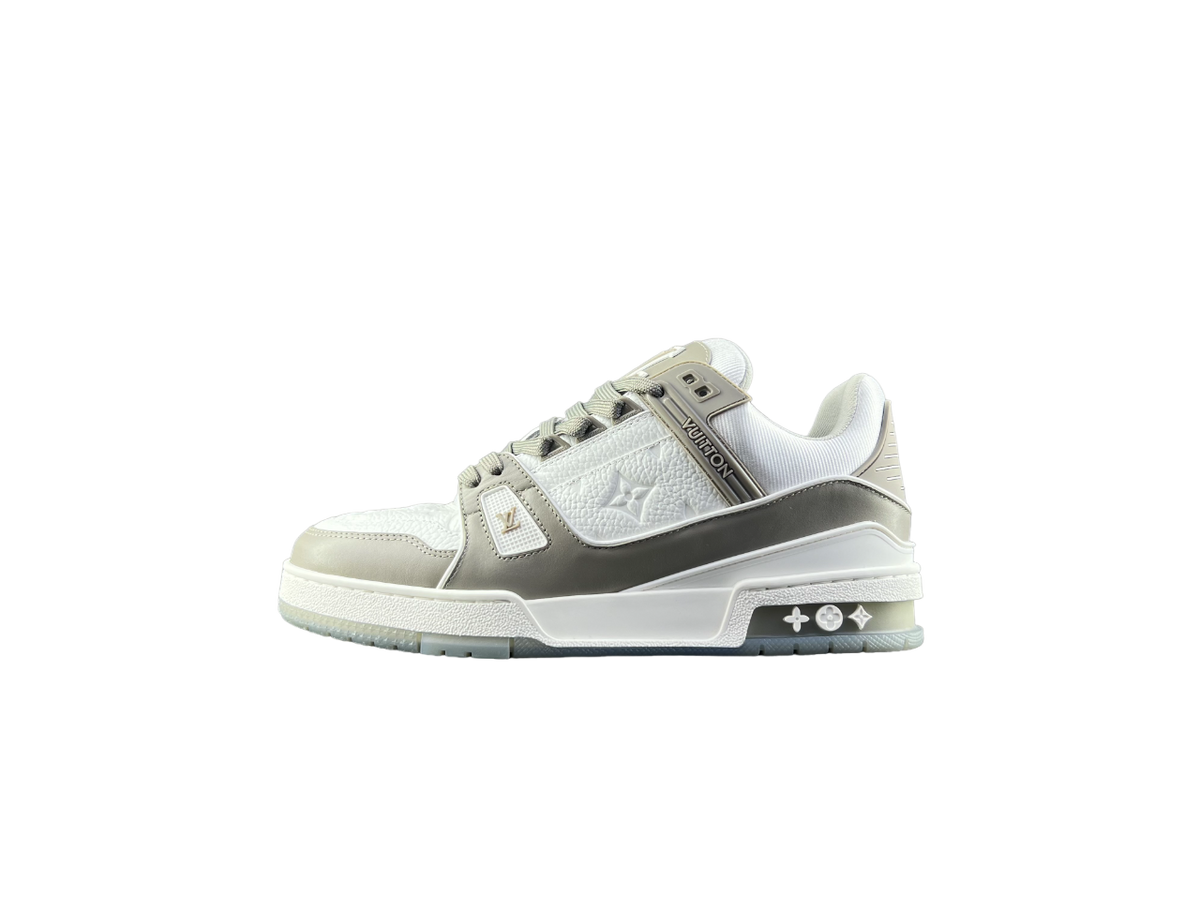 Louis Vuitton LV Trainers Gri Alb - prezentare produs