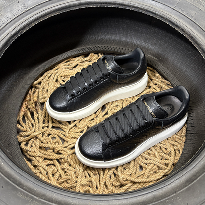 Alexander McQueen Negru Piele Pantofi sport - prezentare produs