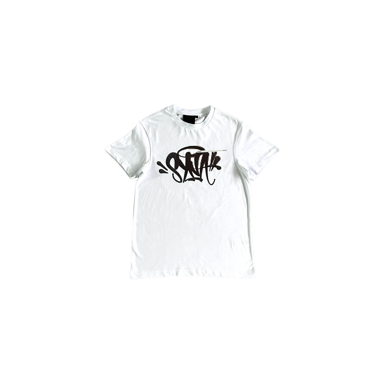 Syna Pixel Alb Tricou - prezentare produs