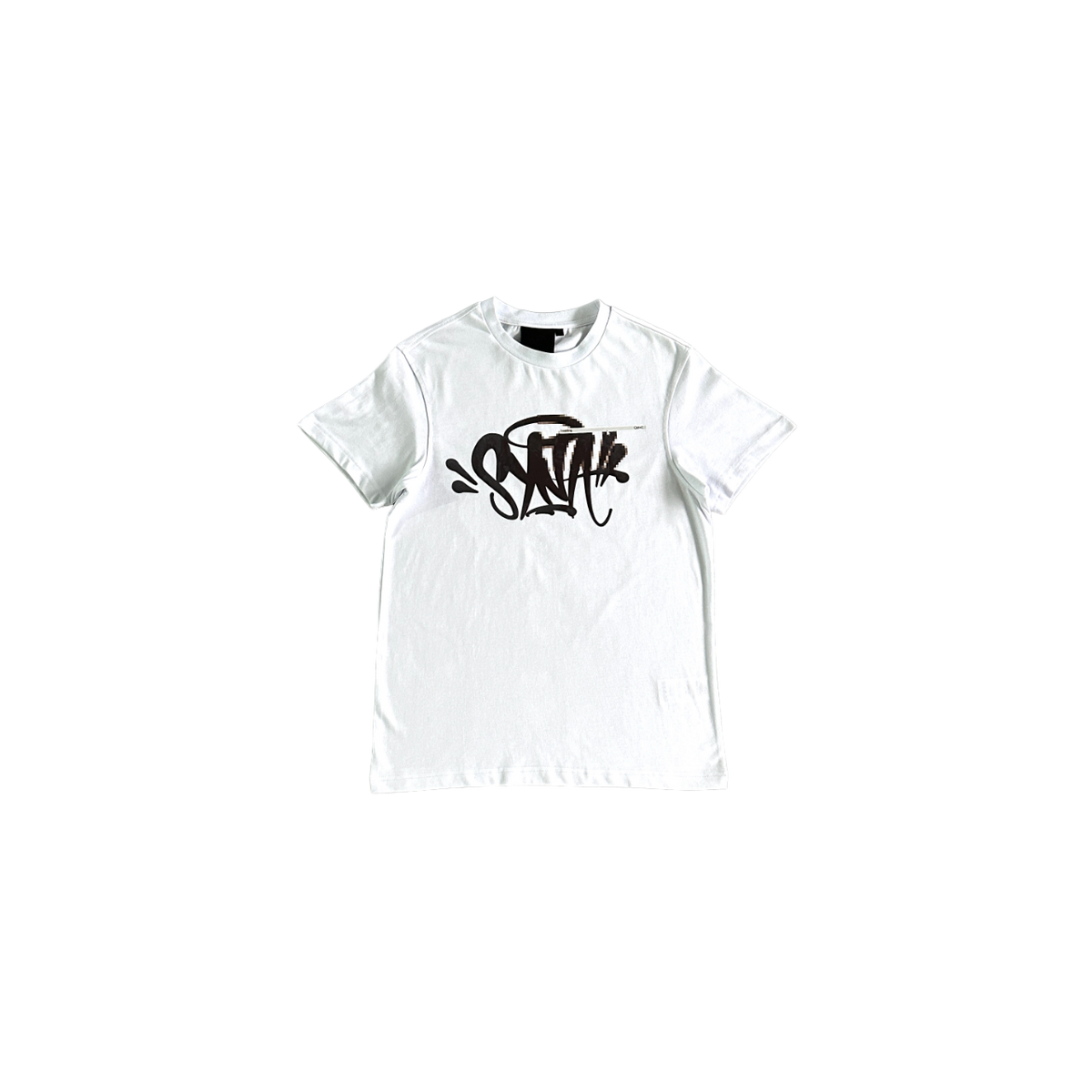 Syna Pixel Alb Tricou - prezentare produs