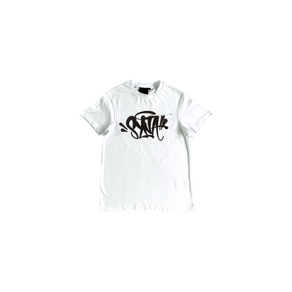 Syna Pixel Alb Tricou - prezentare produs