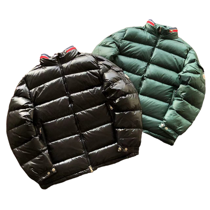Moncler Geacă Negru Verde - prezentare produs
