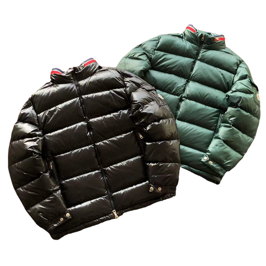 Moncler Geacă Negru Verde - prezentare produs