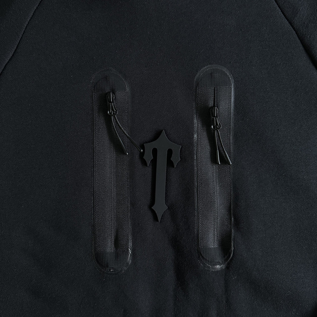 Trapstar Tech Zip Trening Albastru Negru - prezentare produs
