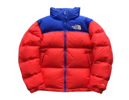 The North Face Nuptse Roșu Albastru Mega Discount Geacă - prezentare produs