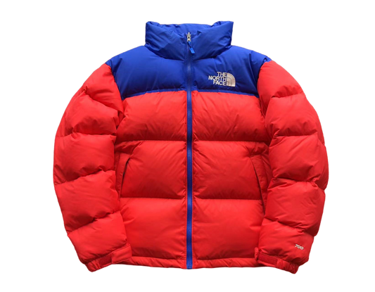 The North Face Nuptse Roșu Albastru Mega Discount Geacă - prezentare produs