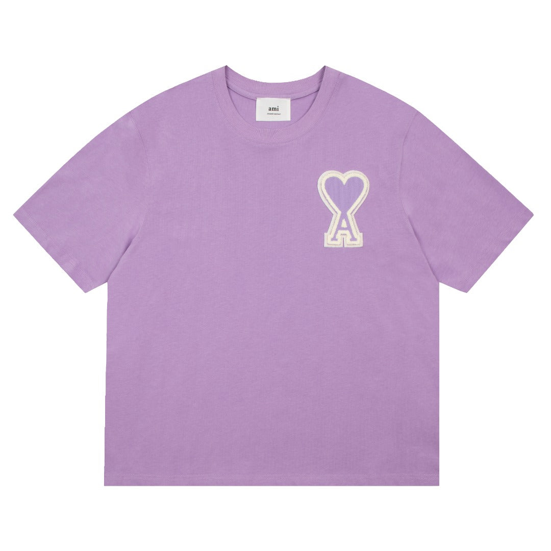 Ami Paris Tricou Violet - prezentare produs