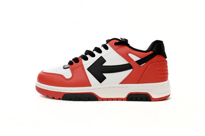 Off-White Off-White Out Of Office Alb Roșu And Negru Pantofi sport - prezentare produs