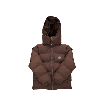 Trapstar Puffer Geacă Maro - prezentare produs