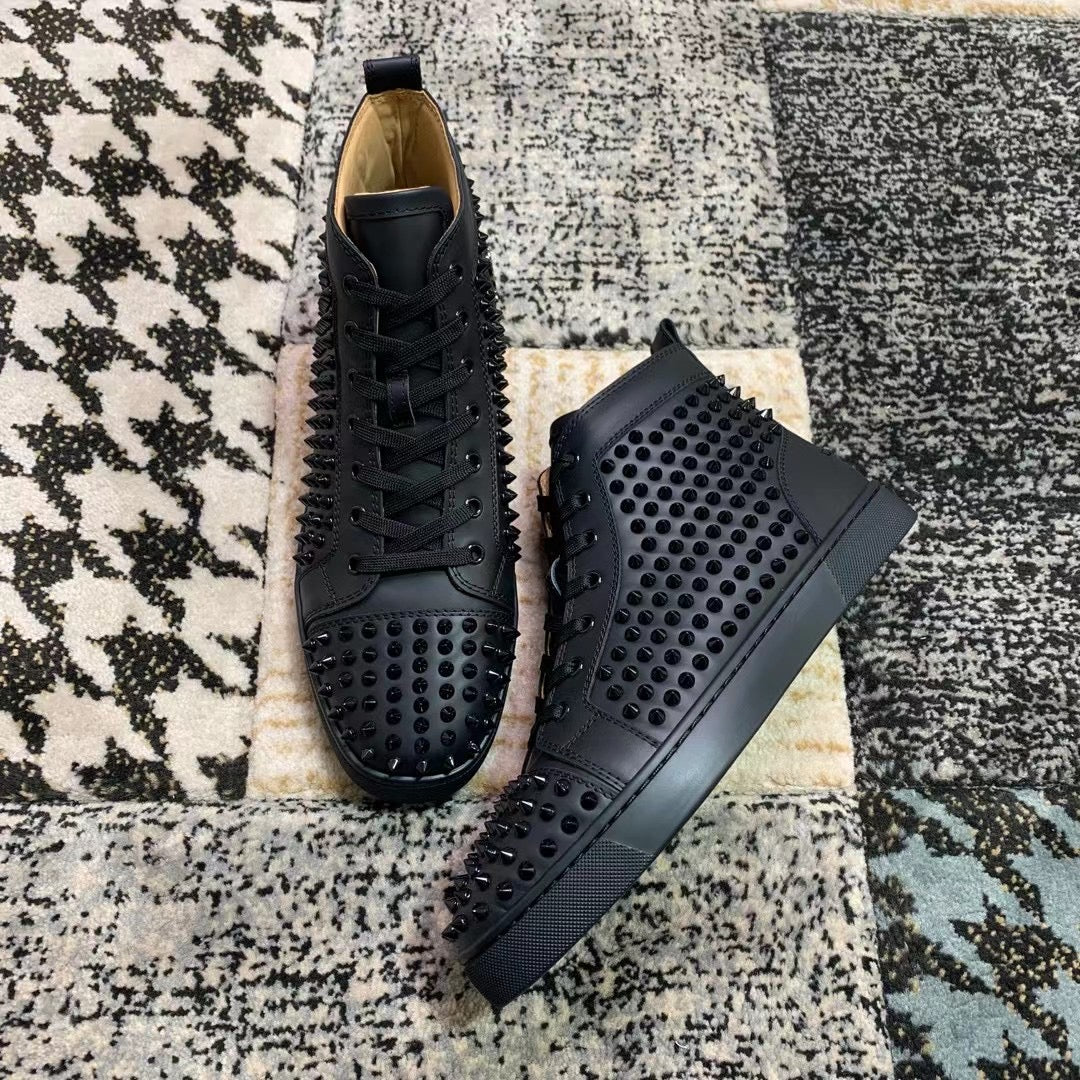 Christian Louboutin High Full Negru - prezentare produs