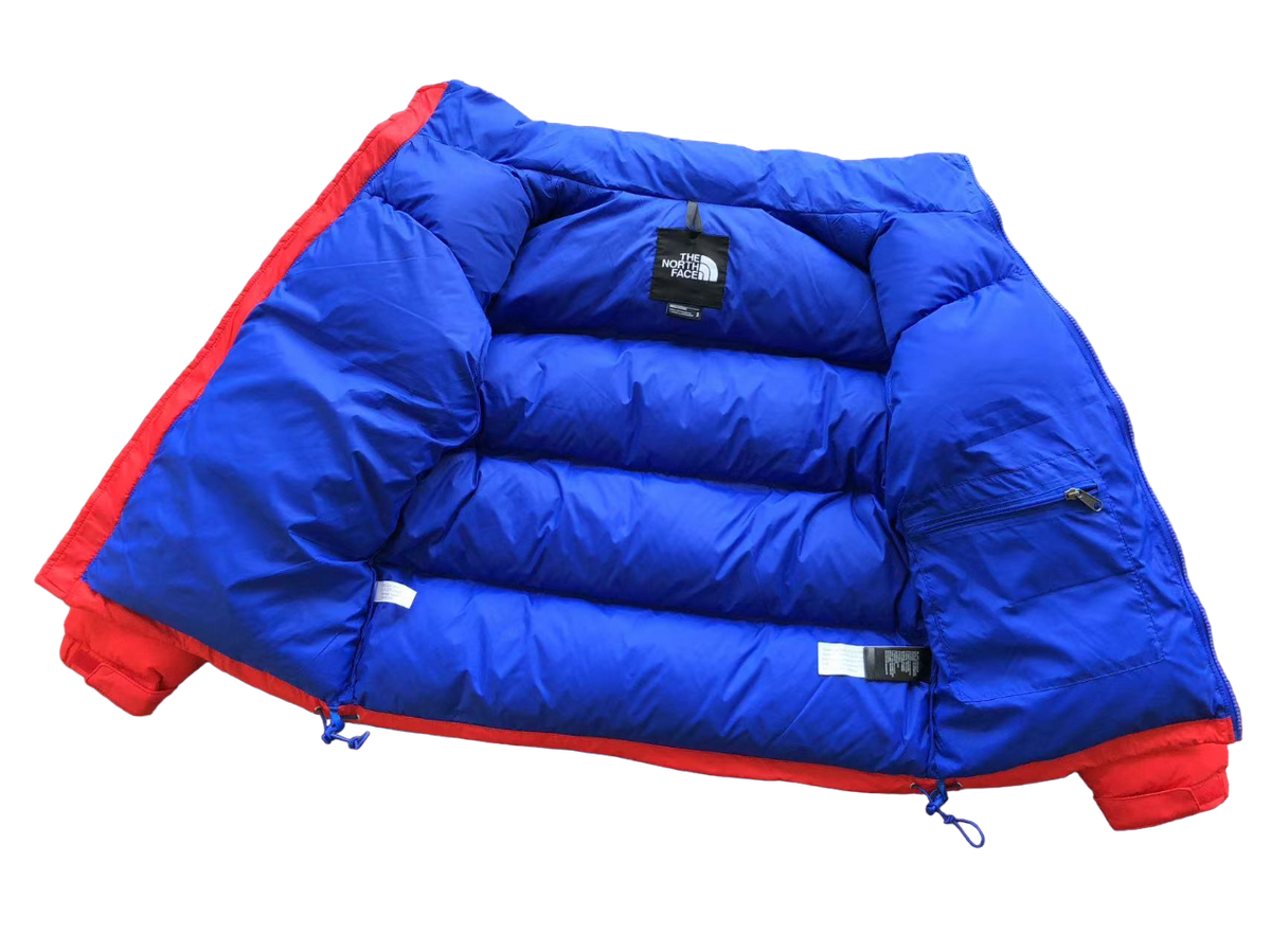 The North Face Nuptse Roșu Albastru Mega Discount Clothing - prezentare produs