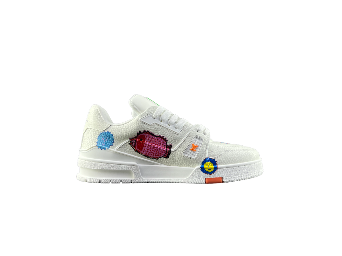 Louis Vuitton LV Pantofi sport X Kusama Alb - prezentare produs