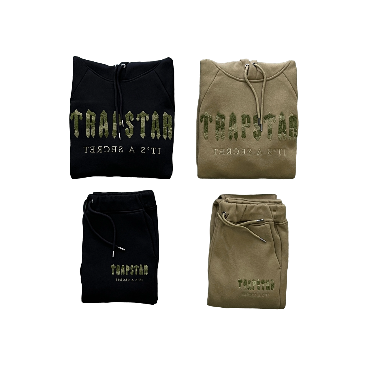 Trapstar Trening Army Verde Embroidery - prezentare produs