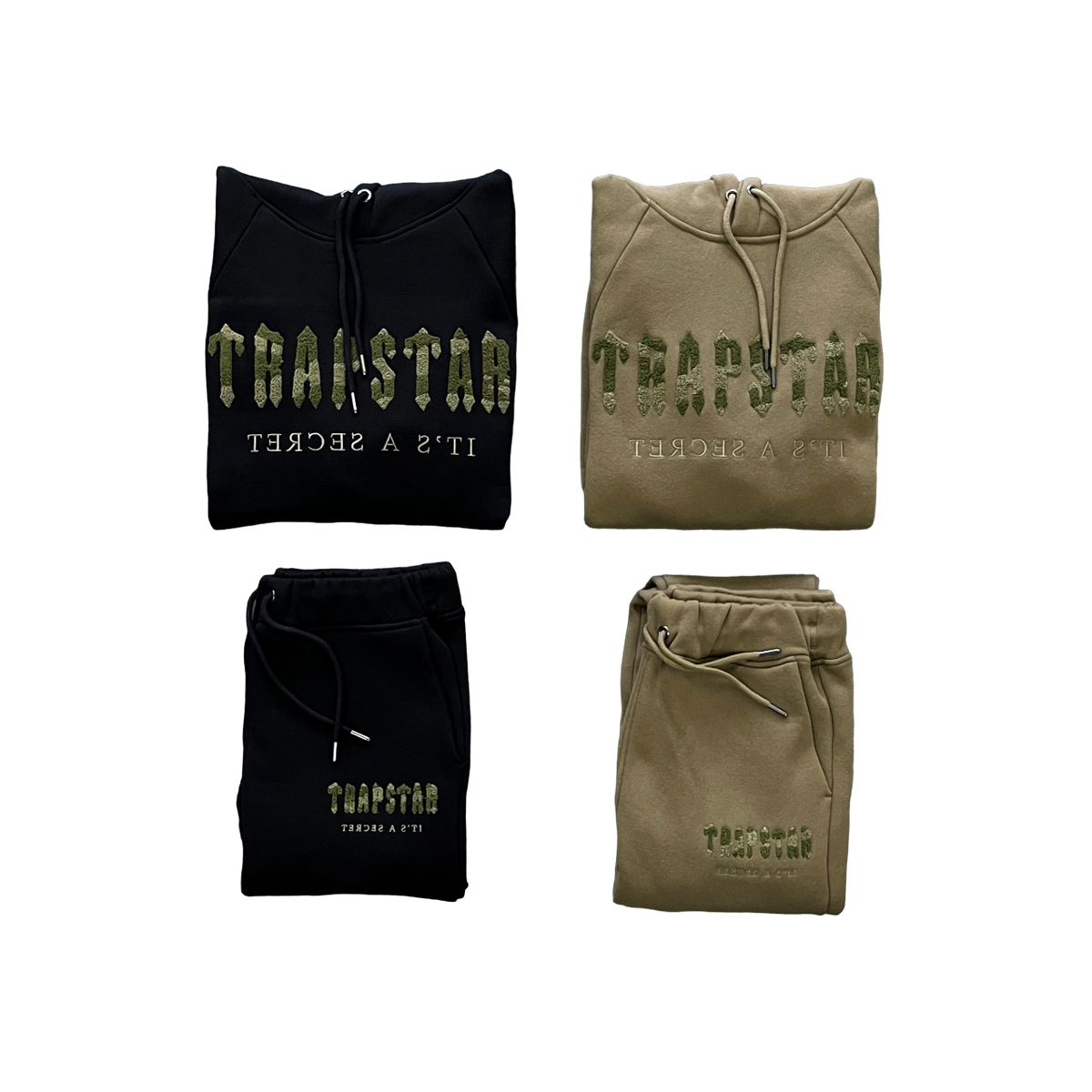 Trapstar Trening Army Verde Embroidery - prezentare produs
