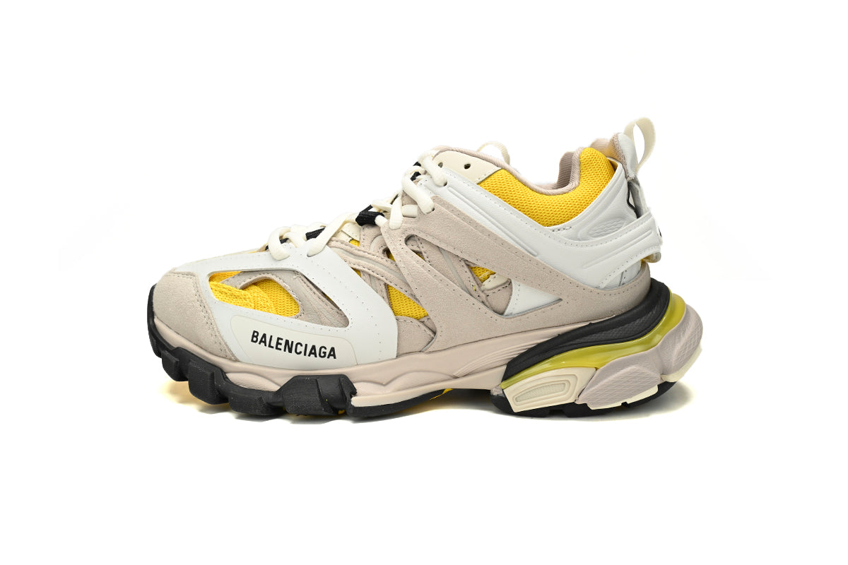 Balenciaga Track Alb Gri Galben - prezentare produs