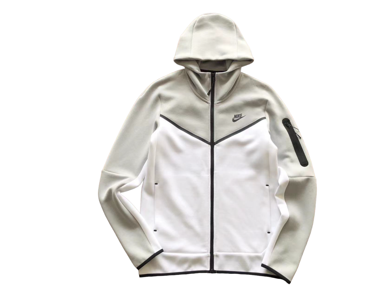 Nike Tech Fleece Alb Crem Fleece - prezentare produs