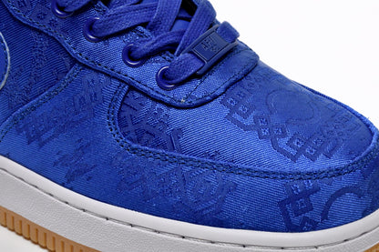 Clot X Nike Air Force Premium Albastru Silk Pantofi sport - prezentare produs