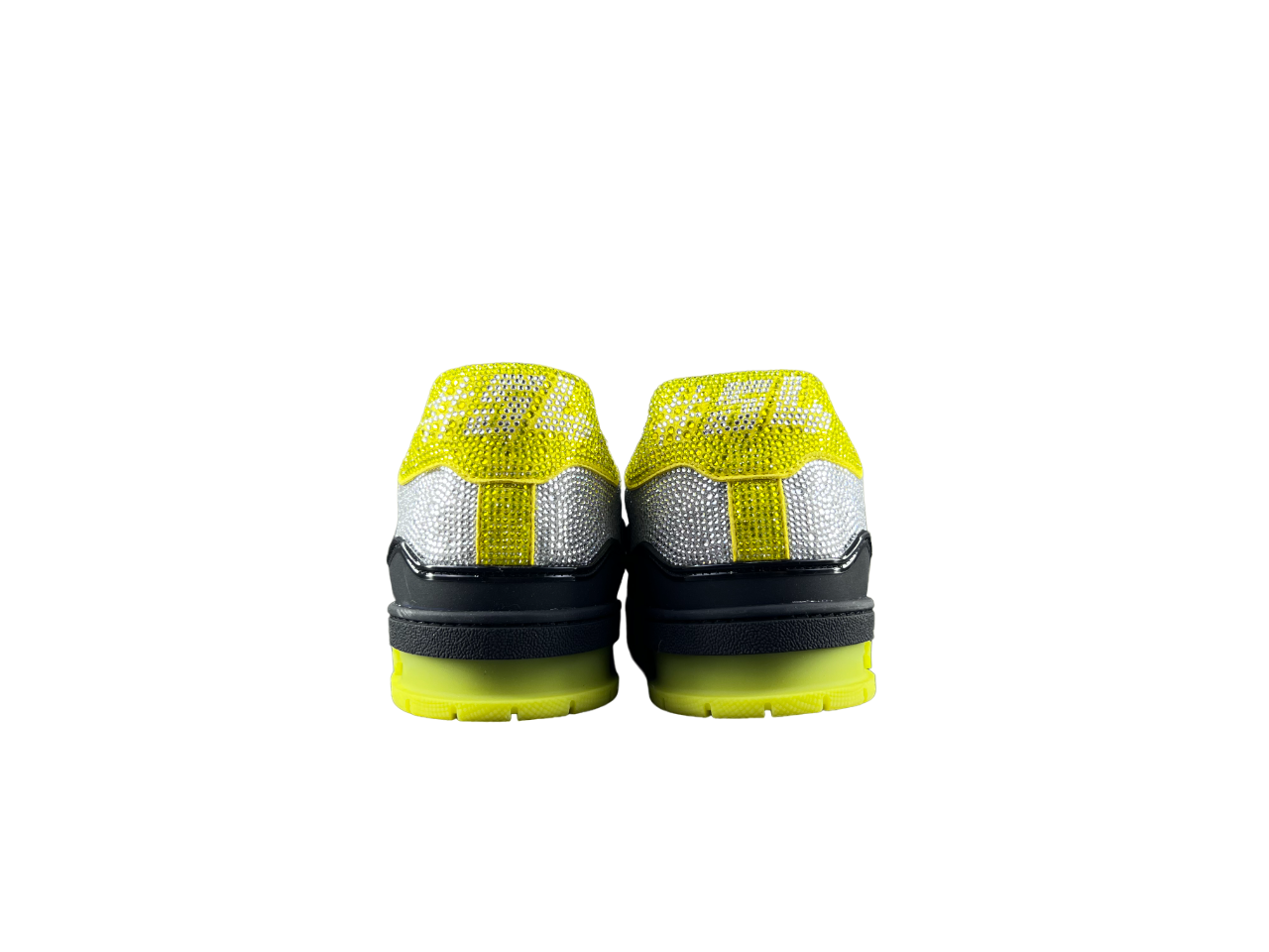 Louis Vuitton LV Trainers Gri Negru Galben Luxury Ediție - prezentare produs