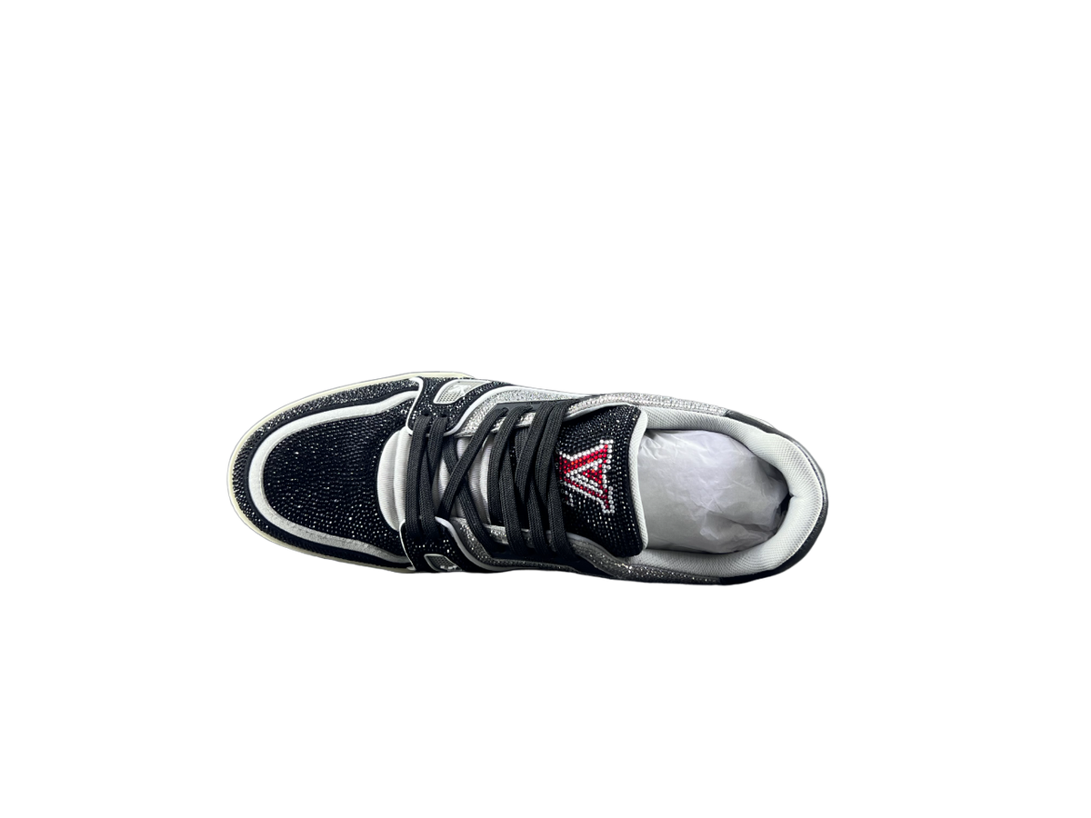 Louis Vuitton LV Trainers Negru Alb Diamonds Luxury Ediție - prezentare produs