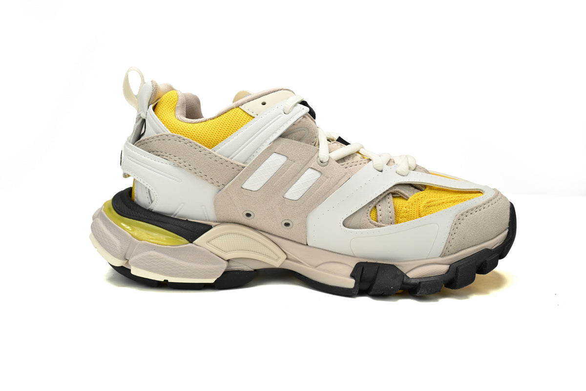 Balenciaga Track Alb Gri Galben - prezentare produs