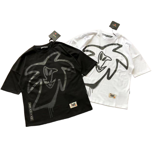 Palm Angels Graffiti Tricou - prezentare produs