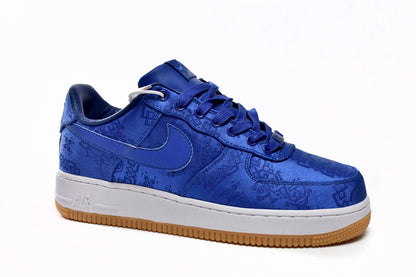 Clot X Nike Air Force Premium Albastru Silk Pantofi sport - prezentare produs