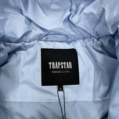 Trapstar Decoded Hooded Puffer Geacă Ice Albastru - prezentare produs