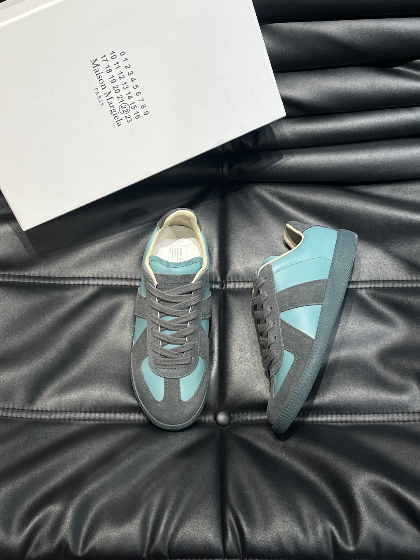 Maison Margiela Trainers Turquoise - prezentare produs