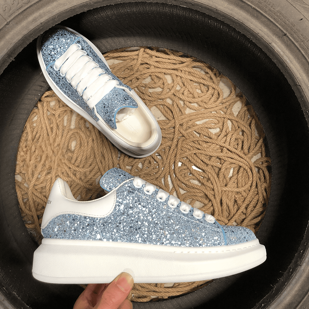 Alexander McQueen Albastru Glitter - prezentare produs