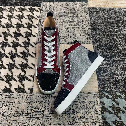 Christian Louboutin High Bordo Negru - prezentare produs