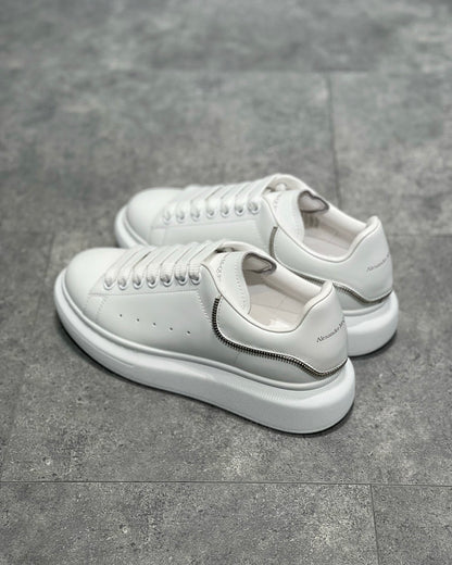 Alexander McQueen Alb Zip Pantofi sport - prezentare produs