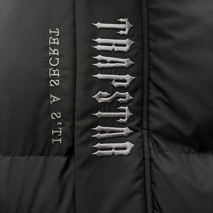 Trapstar Hooded Puffer Geacă Negru - prezentare produs