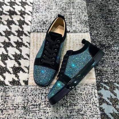 Christian Louboutin Turquoise Diamonds Low - prezentare produs