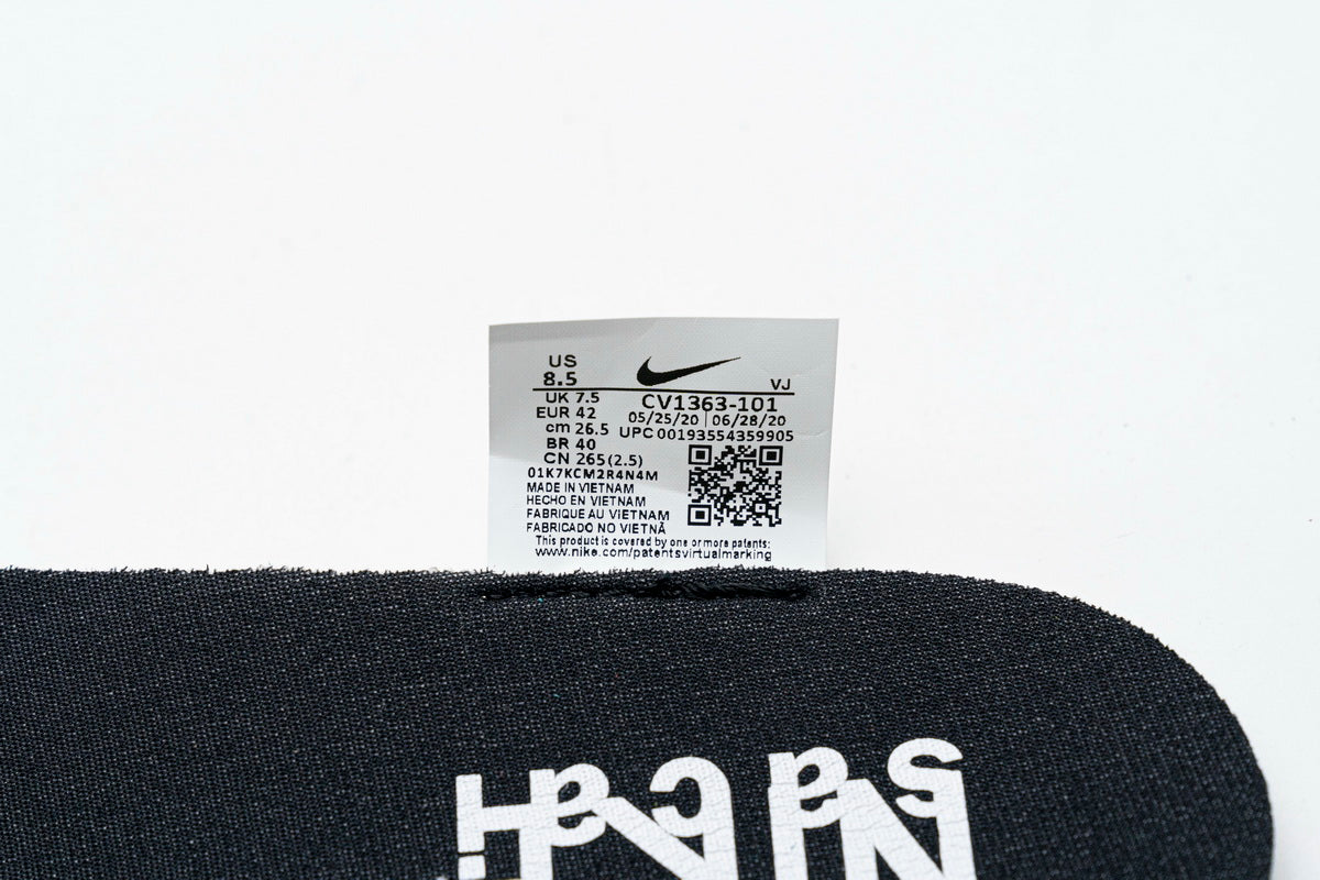 Sacai X Nike Pegasus Vaporfly String Negru Villain Roșu - prezentare produs