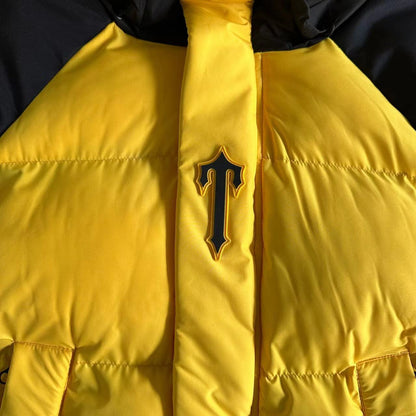 Trapstar Geacă Arch Puffer Geacă Negru Galben New Colecție - prezentare produs