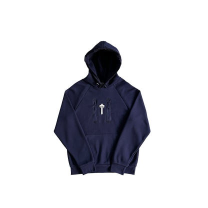 Trapstar Tech Zip Trening Albastru Negru - prezentare produs