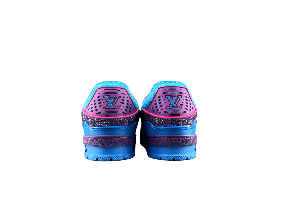 Louis Vuitton LV Pantofi sport Albastru Violet Diamonds Luxury Ediție - prezentare produs