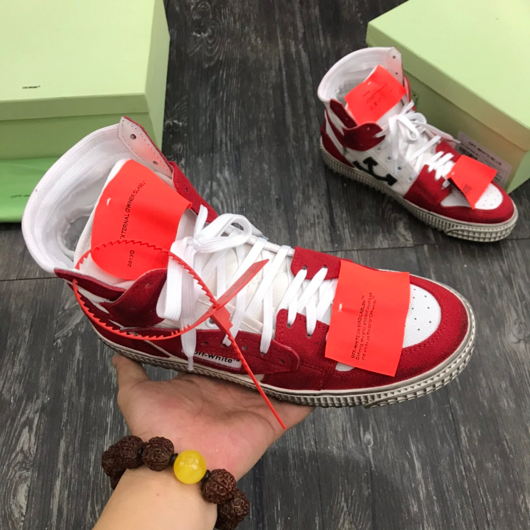 Off-White Court 3 0 Alb Roșu - prezentare produs