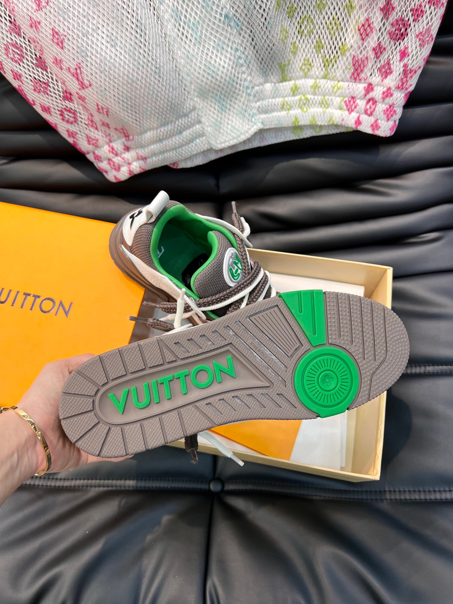 Louis Vuitton LV Skate Verde Maro Pantofi sport - prezentare produs
