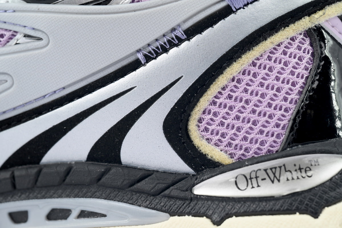Off-White Off-White Be Right Back Gri Violet Pantofi sport - prezentare produs