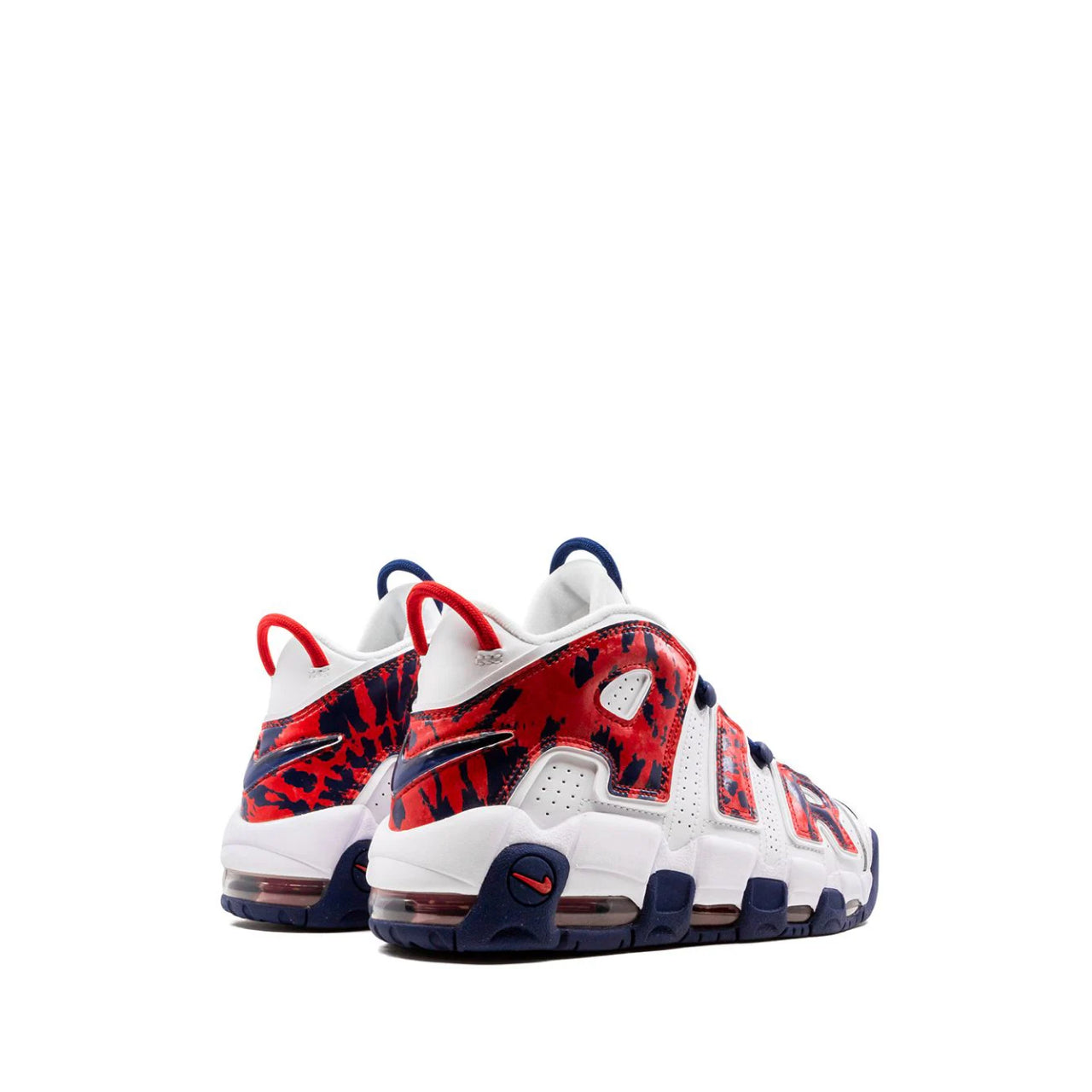 Nike Air More Uptempo 'Red Navy Camo' - Tgjiuplug