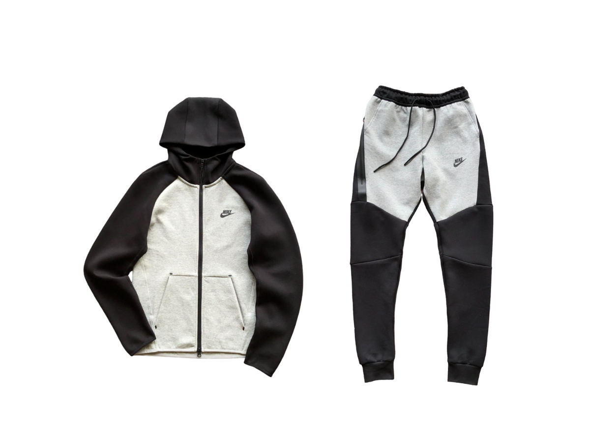Nike Tech Fleece Gri And Negru Fleece - prezentare produs